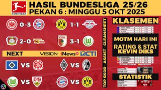 HASIL LIGA JERMAN 2025 TADI MALAM - FRANKFURT VS BAYERN MUNCHEN 0-3, DORTMUND - BUNDESLIGA KLASEMEN
