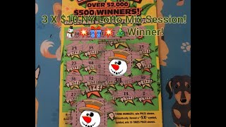3 X $10 NY Lotto Mix Session! Lets Go NY! #lottomanny #scratcher #playresponsibly