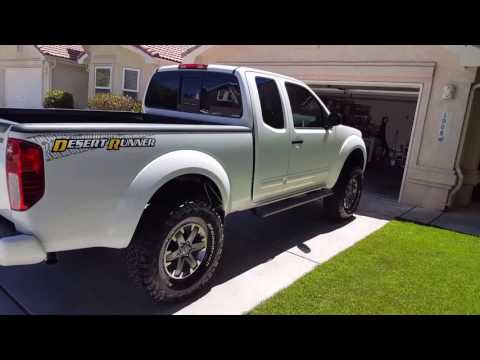 2016-nissan-frontier.-6"-fabtech-lift-with-1.5"-wheel-spacers.-295-75r-16-bfgs-on-factory-wheels.