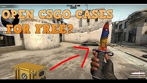 How to Open Free CSGO Cases!!!