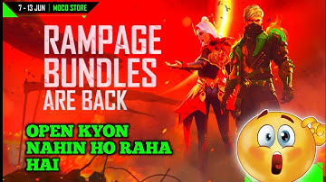 Rampage bundle air back wala event open Kyon Nahin ho raha hai