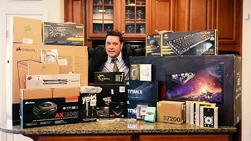 Video Extreme Computer Build: i7-6950X and Titan X Pascal SLI (Unboxing, Build and Assembly)