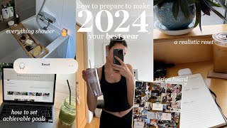 prepare to make 2024 your BEST year | how to set goals successfully, realistic reset & vision board by clarisseintheclouds 26,228 views 4 months ago 15 minutes