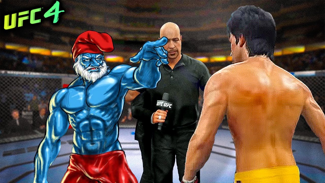 Bruce Lee vs. Papa Smurf | Сruel (EA sports UFC 4)