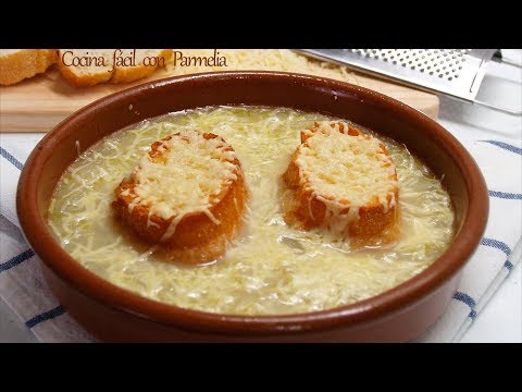 Sopa de cebolla tradicional