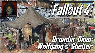 Fallout 4 | DRUMLIN DINER - NPC Home: Wolfgang & Simone [A workbench Anywhere Settlement]