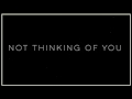 The Royal - Not Thinking of You (Official Lyric Video)