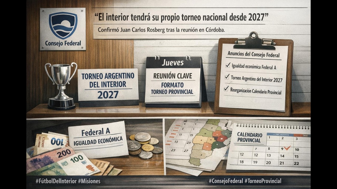 Juan Carlos Rosberg: “El interior tendrá su propio torneo nacional desde 2027”