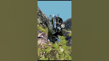 Insane AMG500 Cliff Crash,Can You Survive.BeamNG drive #shorts
