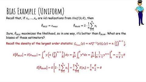 [7. Statistical Estimation] 7.6 Properties of Estimators I