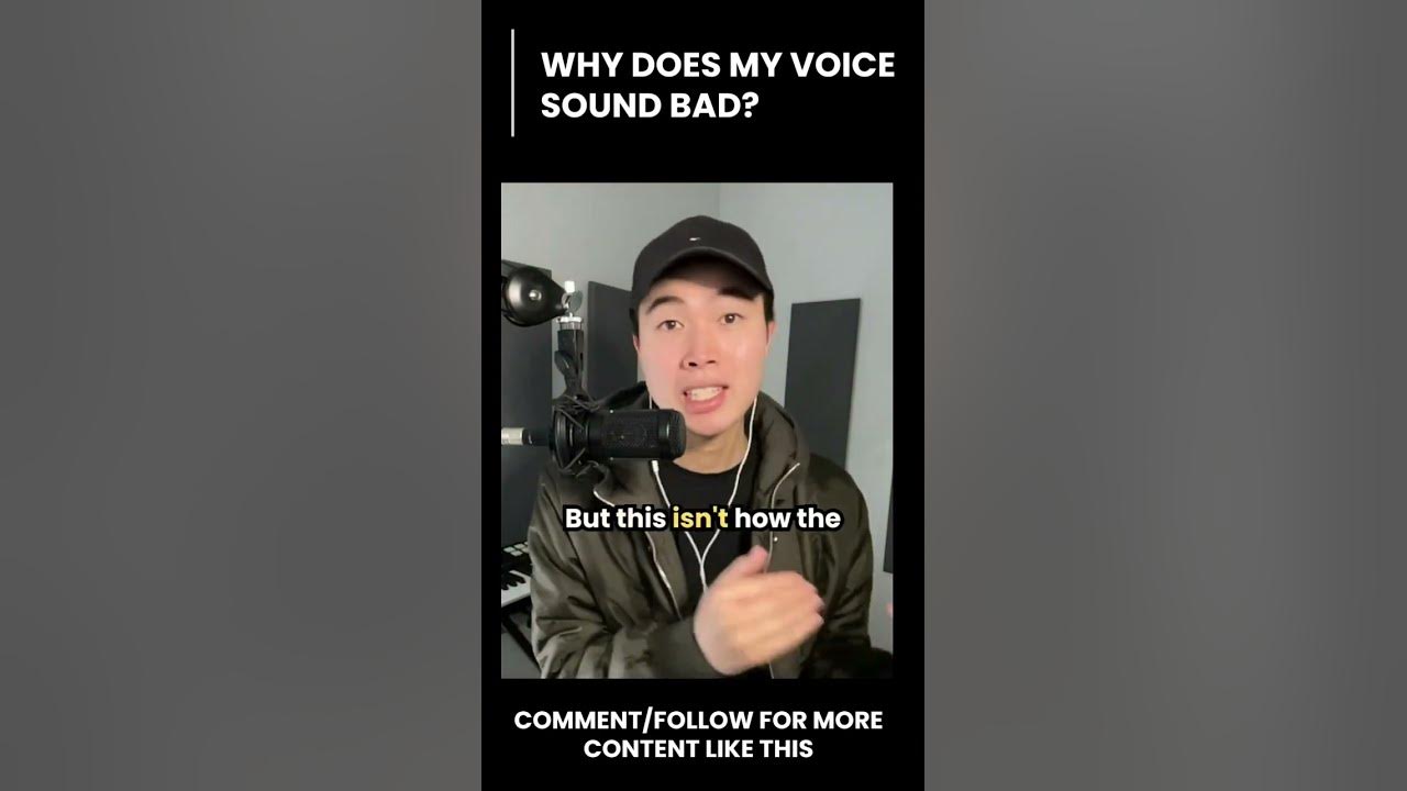 why-does-my-voice-sound-bad-singinglessonsonline-music-musictips