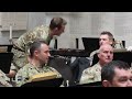 Welsh Guards Band Rehearsal at the Guards Chapel