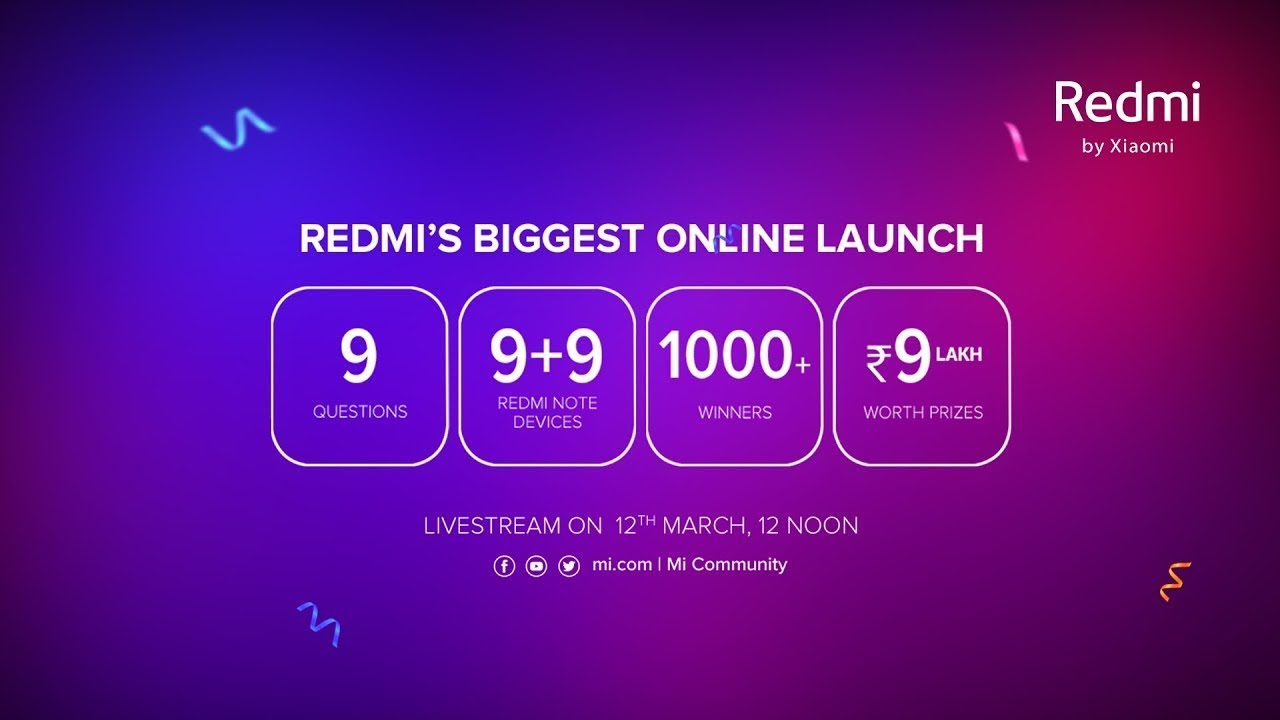 Xiaomi Redmi Note 9 Pro And Pro Max Launch Event Live - New Delhi 