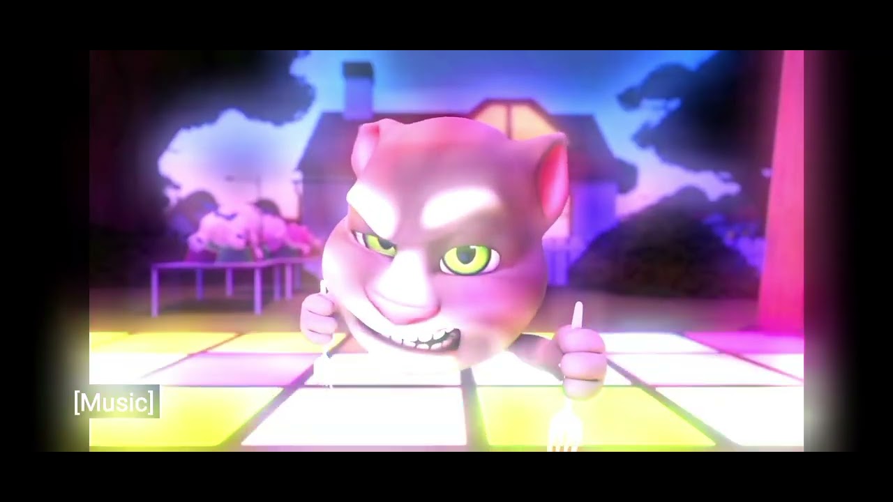 when you on My talking Tom 8K UHD graphics HDR MY PC broke - YouTube