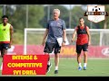 Jose Mourinho - Roma: Intense &amp; Competitive 1v1 Exercise