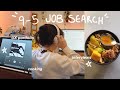 Job search vlog  daily errands ux interviews and new desk accessories