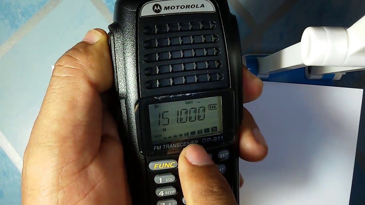 การตั้งค่าดูเพล็กซ์ motorola GP911/icom 910
