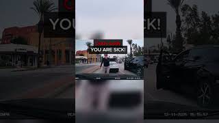 Crazy Karen Followed Driver For Miles #roadrage #dashcam #funny #shorts