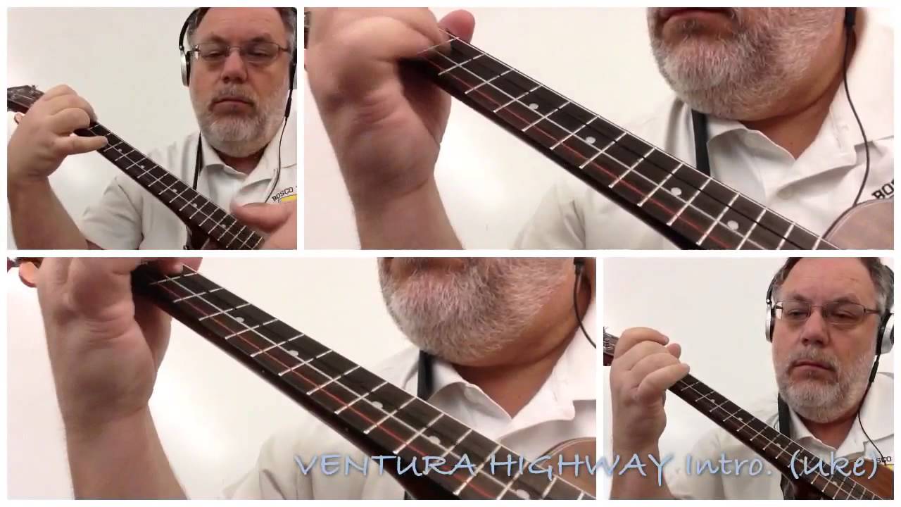 VENTURA HIGHWAY Intro. (on Baritone Ukulele) YouTube