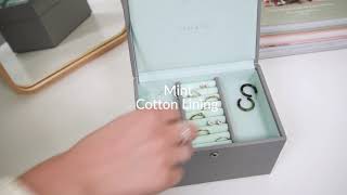 Set x2 Mini Joyeros Gris - Menta | STACKERS