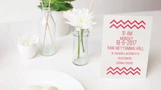 Wedding Video Invitation Avinash ji weds Priya