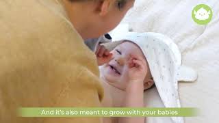 KeaBabies Hooded Baby Towels for Baby Girls, Boys, Newborn - Organic Large Baby Bath Towels