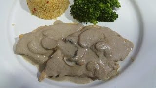 recetas de pollo, pollo en salsa de champiñones, receta #74