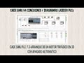 CADE SIMU PLC 7 3 ARRANQUE DIRECTO A LINEA EN 3D DE UN MARCHA PARO CON APAGADO AUTOMATICO Y PULSADOR
