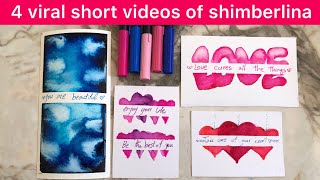 4 viral videos of shimberlina #viralvideo #shimberlina'ssketchbook