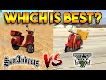 GTA 5 PIZZA FAGGIO VS GTA SAN ANDREAS PIZZA FAGGIO : WHICH IS BEST?