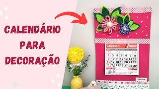 DIY - CALENDÁRIO LINDO PARA DECORAÇÃO - FÁCIL E RÁPIDO - E.V.A - artesanato - passo a passo ??