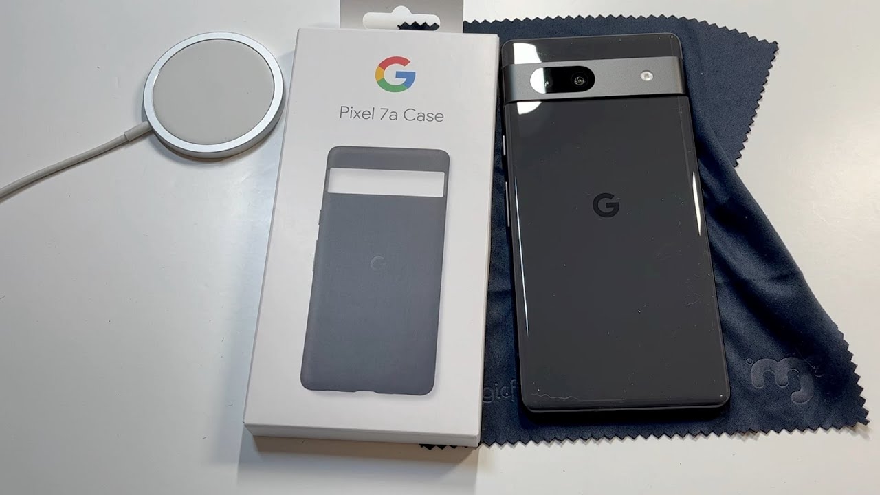 Official Google Pixel 7a Silicone Case Charcoal Review 