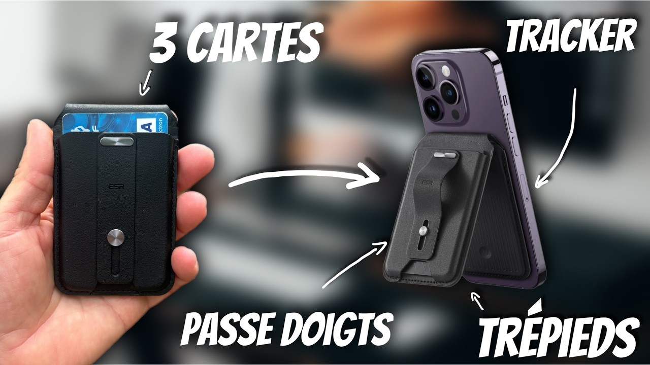 Porte-cartes Magnétique Compatible MagSafe Pour IPhone 16/15/14/13/12 - En Cuir Synthétique Vert - Puissant Aimant 2805N - 10