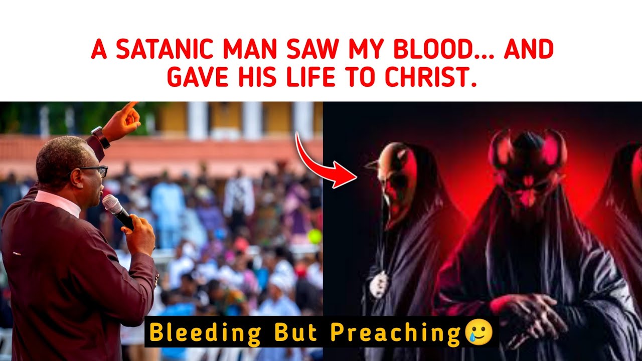 A SATANIC MAN SAW MY BLOOD… AND GAVE HIS LIFE TO CHRIST. ~REV SAMSON AJETOMOBI #faith #gospel 
