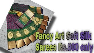 #Fancy #Art #Soft #Silk #sarees best solid collection whats app no 8072507346 screenshot 4
