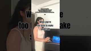 When small talk goes wrong 😅 #autism #smalltalk #social