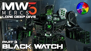 MechWarrior 5: Mercenaries (Part 3: Royal Black Watch) - Lore Deep Dive (MW5 Challenge Playthrough)