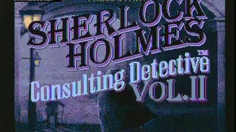 Sherlock Holmes Consulting Detective Vol. 2 intro - Sega CD / Mega CD - VGDB