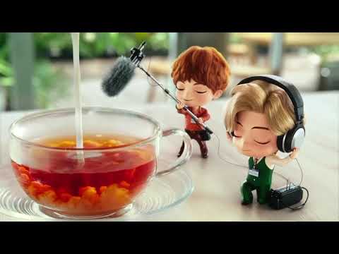 【BTS】TinyTan×紅茶花伝コラボキャンペーンCM