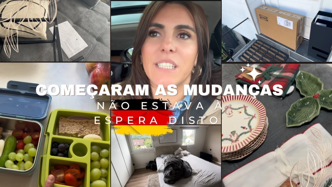 A transformação começou! As mesinhas, os candeeiros e… o inesperado 😂🇩🇪