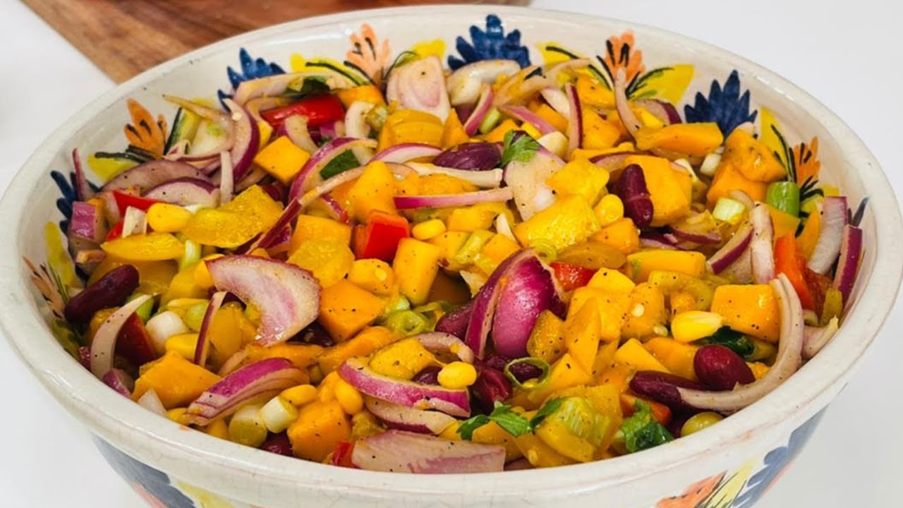 طريقة عمل سلطة المانجو المكسيكية | سنة أولى طبخ مع الشيف سارة عبد السلام