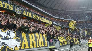 "Vi é AIK" mot sittplats (AIK - Hammarby 1-0)
