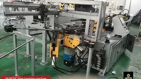 China 3D servo motor drive CNC pipe tube bender machine with auto loading rack robot arm