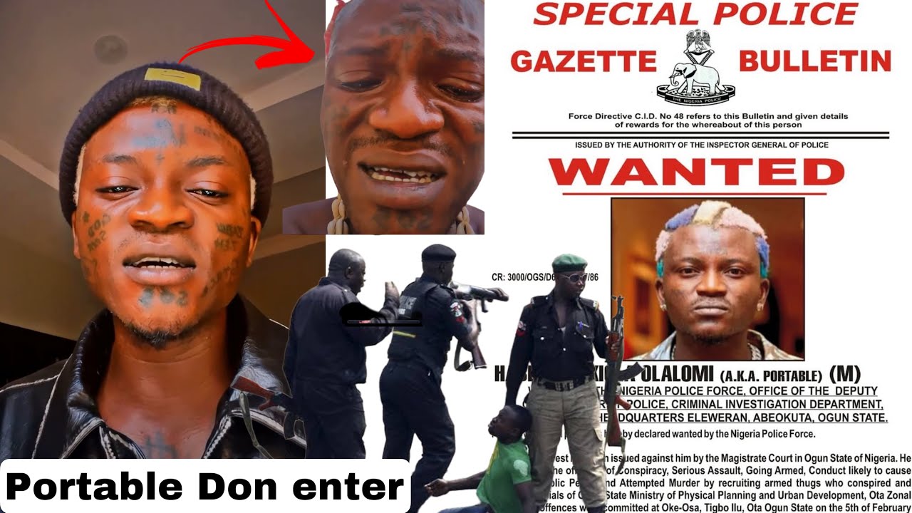 Portable Run Away as Police now Declare him Wanted with Court Order after Arresting his boys