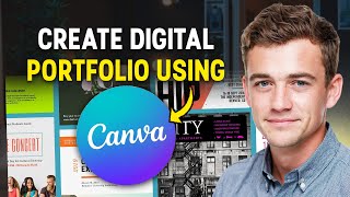How to Create a Digital Portfolio Using Canva for FREE (2026) – Build a Free Portfolio Website! ✅