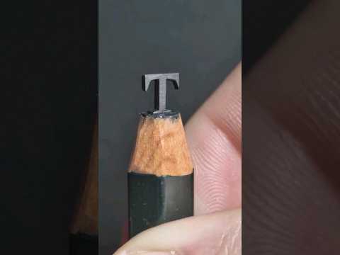 Pencil Carving Art.