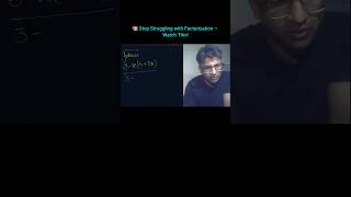 🔥 Factorization Trick in Seconds! | Solve This Algebra Question Fast #shorts