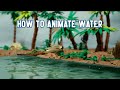 How to make water in lego stop motion animations making of okinawa episode 1