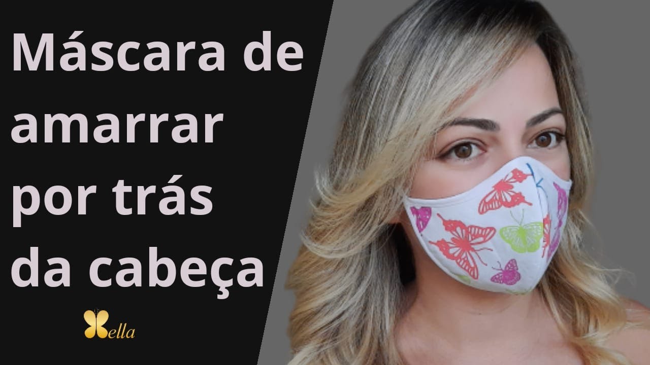 Máscara de proteção-amarra por trás da cabeça/com molde