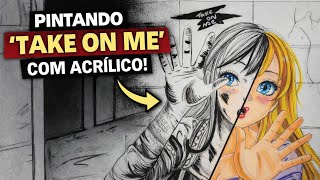 👉 I turned “Take On Me” into a real painting… look at this! 😳🎨